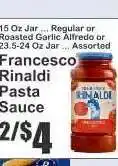 Key Food Francesco Rinaldi Pasta Sauce offer