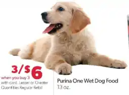 Family Fare Purina One Wet Dog Food offer