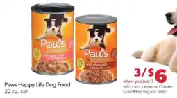Family Fare Paw's Happy Life with chopped offer