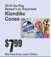 Key Food Klondike Cones offer