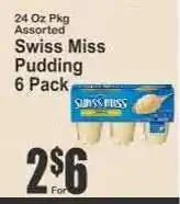 Key Food Swiss Miss Pudding 6 Pack offer
