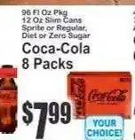 Key Food Coca-Cola 8 Packs offer