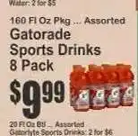 Key Food Gatorade Sports Drinks 8-Pack offer