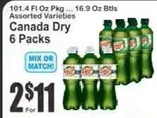 Key Food Canada Dry 6 Packs offer