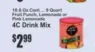 Key Food 4C Drink Mix offer
