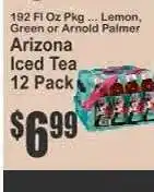 Key Food Arizona Iced Tea 12-Pack offer