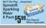 Key Food Spindrift Sparkling Water 8-Pack offer