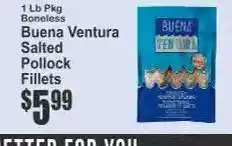 Key Food Buena Ventura Salted Pollock Fillets offer
