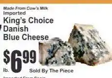 Key Food King's Choice Danish Blue Cheese offer