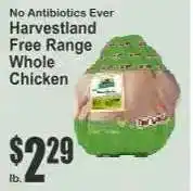 Key Food Harvestland Free Range Whole Chicken offer