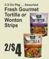 Key Food Fresh Gourmet tortilla or wonton strips offer