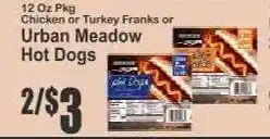 Key Food Urban Meadow Hot Dogs offer