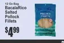 Key Food BacalaRico Salted Pollock Fillets offer