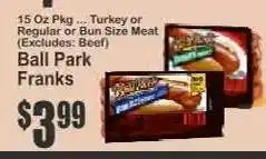 Key Food Ball Park Franks offer