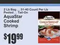 Key Food AquaStar Cooked Shrimp offer