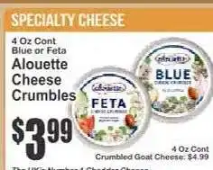 Key Food Alouette cheese crumbles offer