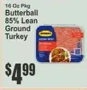 Key Food Butterball 85% Lean Ground Turkey offer