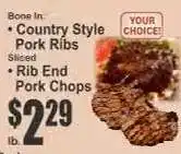 Key Food Country Style Pork Ribs / Rib End Pork Chops offer