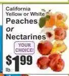 Key Food Peaches or Nectarines offer