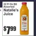 Key Food Natalie's Juice offer