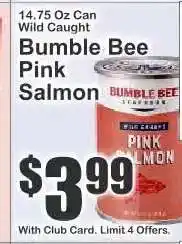 Key Food Bumble Bee Pink Salmon offer