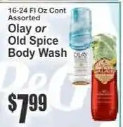 Key Food Olay or Old Spice Body Wash offer