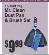 Key Food Mr. Clean Dust Pan & Brush Set offer