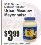 Key Food Urban Meadow Mayonnaise offer