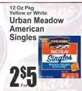 Key Food Urban Meadow American Singles offer