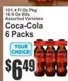 Key Food Coca-Cola 6 Packs offer