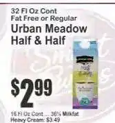 Key Food Urban Meadow Half & Half offer