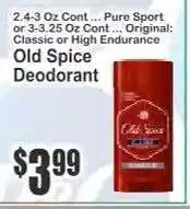 Key Food Old Spice Deodorant offer
