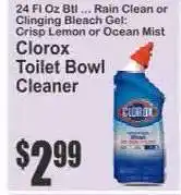 Key Food Clorox Toilet Bowl Cleaner offer