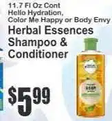 Key Food Herbal Essences Shampoo & Conditioner offer