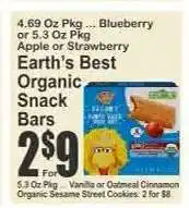 Key Food Earth's Best Organic Snack Bars offer