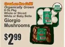 Key Food Giorgio Mushrooms offer