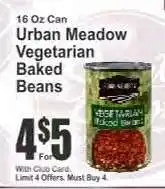 Key Food Urban Meadow Vegetarian Baked Beans offer