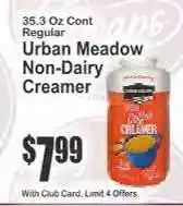 Key Food Urban Meadow Non-Dairy Creamer offer