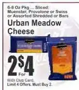 Key Food Urban Meadow Cheese offer