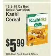 Key Food Kashi Cereal offer