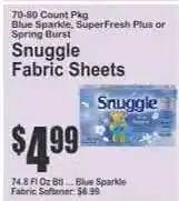 Key Food Snuggle Fabric Sheets offer
