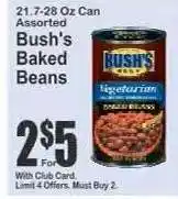 Key Food Bush's Baked Beans offer