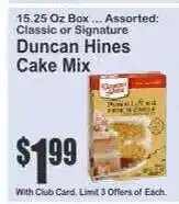 Key Food Duncan Hines Cake Mix offer