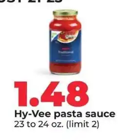 Hy-Vee Hy-Vee pasta sauce offer