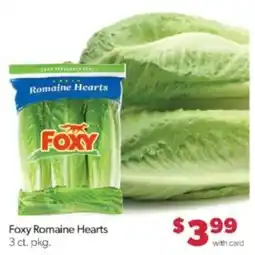 Family Fare Foxy Romaine Hearts offer