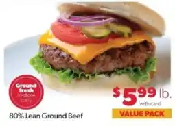 Family Fare 80% Lean Ground Beef offer
