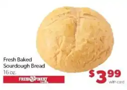 Family Fare Fresh Pinest Fresh Baked Sourdough Bread offer