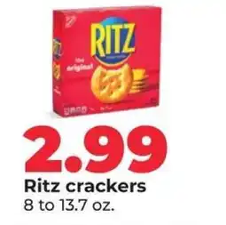 Hy-Vee Ritz Crackers offer