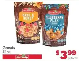 Family Fare Our Family granola offer
