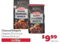 Family Fare Our Family charcoal briquets offer